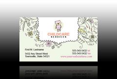 childcare-and-babysitting-business card-template